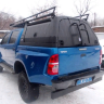Багажник с боковыми бортами и спойлером для кунга/каркаса грузового алюминиевый - Toyota Hilux