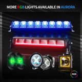 Светодиодные фары/балки с RGB подсветкой