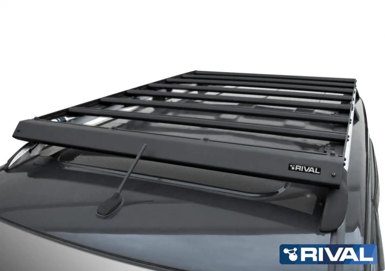 АЛЮМИНИЕВЫЙ БАГАЖНИК RIVAL 1815x1230mm UAZ PATRIOT (2005-) НА РЕЙЛИНГИ