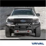 RIVAL алюминиевый передний бампер для FORD RANGER (2022-н.в.) (чёрный, без LED) + комплект крепежа