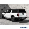 RIVAL алюминиевый задний бампер для FORD RANGER (2022-) (чёрный, без LED) + комплект крепежа