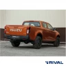 RIVAL алюминиевый задний бампер для ISUZU D-MAX (2021-) (чёрный, без LED) + комплект крепежа