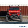 RIVAL алюминиевый передний бампер для JEEP WRANGLER (JL, JK, JT) + комплект крепежа