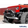 RIVAL алюминиевый передний бампер для JEEP WRANGLER (JL, JK, JT) + комплект крепежа