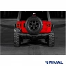 RIVAL короткий алюминиевый задний бампер (PSC) для JEEP WRANGLER JL