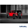 RIVAL короткий алюминиевый задний бампер (PSC) для JEEP WRANGLER JL