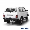 RIVAL Силовой задний бампер + комплект крепежа, Rival, Lada 4x4 (1977-2021), Lada Legend (2021-)