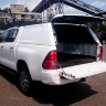 Кунг для Toyota Hilux (двойная кабина) (08.2015-) (белый) (1 дверь)