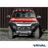 RIVAL алюминиевый передний бампер для MITSUBISHI L200 (2019-2023) (чёрный, без LED) + комплект крепежа