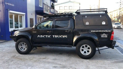 Кунг экспедиционный увеличенный трехдверный Toyota HILUX до и после 2015