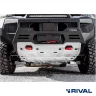 RIVAL алюминиевый передний бампер для VW AMAROK (2023-н.в.) (чёрный, без LED) + комплект крепежа