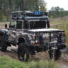Багажник экспедиционный алюминиевый - Land Rover Defender 90