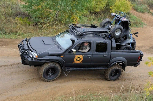 Багажник экспедиционный алюминиевый - Nissan NP-300