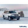 RIVAL алюминиевый передний бампер для TOYOTA LAND CRUISER 200 (2006-2015) (чёрный, без LED) + комплект крепежа