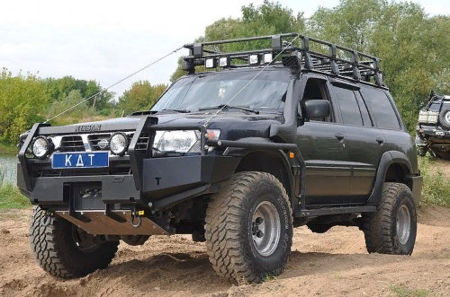 Багажник экспедиционный алюминиевый Nissan Patrol арт.0507L