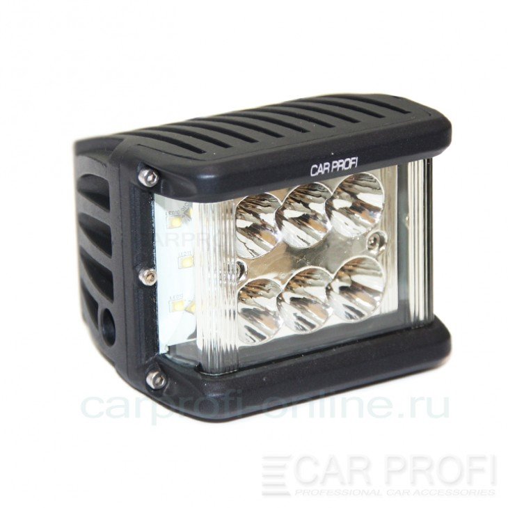 СВЕТОДИОДНАЯ ФАРА CARPROFI ULTRA LIGHT CP-60UL SPOT C12, 60W, CREE, ДАЛЬНИЙ СВЕТ С БОКОВОЙ ЗАСВЕТКОЙ