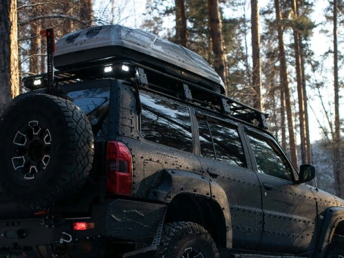 Багажник-площадка экспедиционный алюминиевый Nissan Patrol