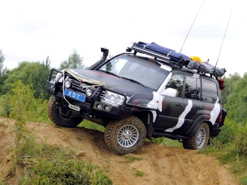 Багажник экспедиционный алюминиевый - Land Cruiser 105/100