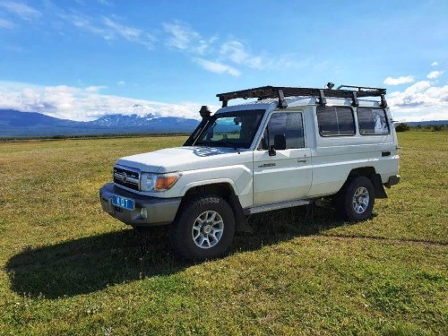 Багажник экспедиционный алюминиевый - Land Cruiser 78