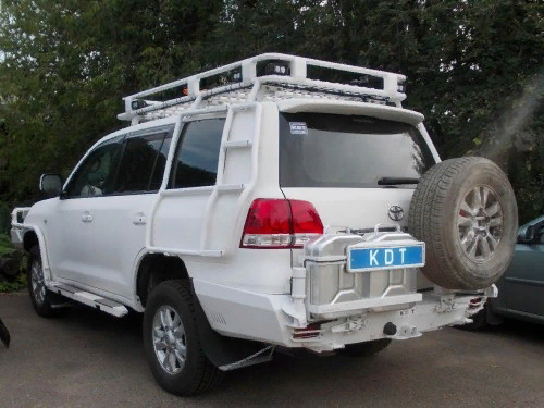 Багажник экспедиционный алюминиевый - Toyota Land Cruiser 200 арт.04071L