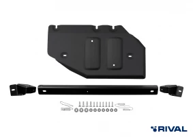 Защита РК + комплект крепежа, Rival, Сталь,TANK 300;2023-;2,0;4WD;АКПП;TANK 500;2023-;3,0 (299 л.с.);4WD;АКПП;HAVAL;H9;2024-;2,0;4WD;АКПП;HAVAL;H9;2024-;2,4d;4WD;АКПП;TANK 400(Бензин);2024-;2.0i;4WD;АКПП.