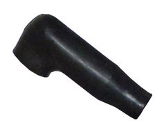 Изолятор из мягкого пластика на клемму силового провода лебедки - черный