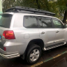 Багажник экспедиционный аэродинамический алюминиевый - Toyota Land Cruiser 200