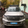 Багажник экспедиционный аэродинамический алюминиевый - Toyota Land Cruiser 200