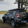 Багажник экспедиционный аэродинамический алюминиевый -Toyota Land Cruiser Prado 150