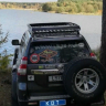 Багажник экспедиционный аэродинамический алюминиевый -Toyota Land Cruiser Prado 150