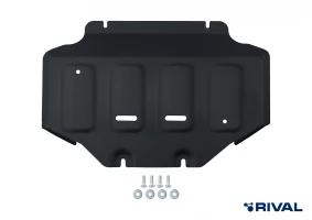 Защита картера + комплект крепежа, Rival, Сталь,TANK 300;2023-;2,0;4WD;АКПП;TANK 500;2023-;2,0;4WD;АКПП;TANK;500;2023-;3,0 (299 л.с.);4WD;АКПП;HAVAL;H9;2024-;2,0;4WD;АКПП;HAVAL;H9;2024-;2,4d;4WD;АКПП;TANK 400(Бензин);2024-;2.0i;4WD;АКПП.