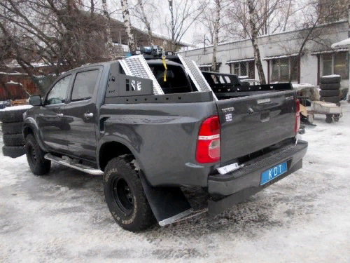 Дуга безопасности многофункциональная Toyota HILUX до и после 2015