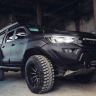 Расширители колесных арок - накладки на кузов пластиковые (комплект) - Toyota Hilux 2015 -
