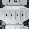 Защита картера + комплект крепежа, Rival, Алюминий 6мм, TANK 300;2023-;2,0;4WD;АКПП;TANK 500;2023-;2,0;4WD;АКПП;TANK;500;2023-;3,0 (299 л.с.);4WD;АКПП;HAVAL;H9;2024-;2,0;4WD;АКПП;HAVAL;H9;2024-;2,4d;4WD;АКПП;TANK 400(Бензин);2024-;2.0i;4WD;АКПП.