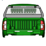 Дуга многофункциональная алюминиевая - Toyota Hilux Арт. 15061L(1)