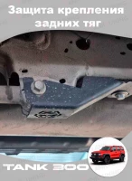 Защита крепления задних тяг Tank 300