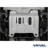 RIVAL Алюминиевая защита 6 мм для Toyota 4Runner 4WD (двигатель) (V-4.0) (2009-н.в.) / Toyota LC 150 Prado (V-4.0; 2.8d; 3.0d; 2.7) (2009-2013; 2013-2017) / Toyota LC 150 Prado (V-4.0; 2.8d; 2.7) (201