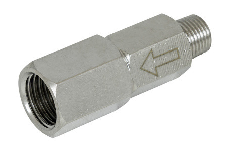 Клапан обратный 1/8" (папа), 1/4"(мама)