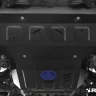 Защита радиатора и картера Rival (часть 1) для Toyota Fortuner II 4WD 2017-2020 2020-н.в./Hilux VIII 4WD (только со штатным бампером) 2015-2020 2020-н.в., сталь 1.8 мм, без крепежа, штампованная, 1.95