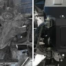 Защита радиатора и картера Rival (часть 2) для Toyota Fortuner II 4WD 2017-2020 2020-н.в./Hilux VIII 4WD 2015-2020 2020-н.в. (устанавл-ся совместно с 1.9501.1), сталь 1.8 мм, без крепежа, штампованная
