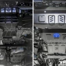 Защита радиатора, картера, КПП и РК Rival для Toyota Fortuner II 4WD 2017-2020 2020-н.в., сталь 1.8 мм, 4 части, с крепежом, штампованная, K111.5770.1